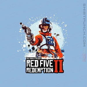Shirts Magnets / 3"x3" / Powder Blue Red Five Redemption II