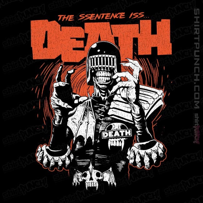 Daily_Deal_Shirts Magnets / 3"x3" / Black Death Sentence