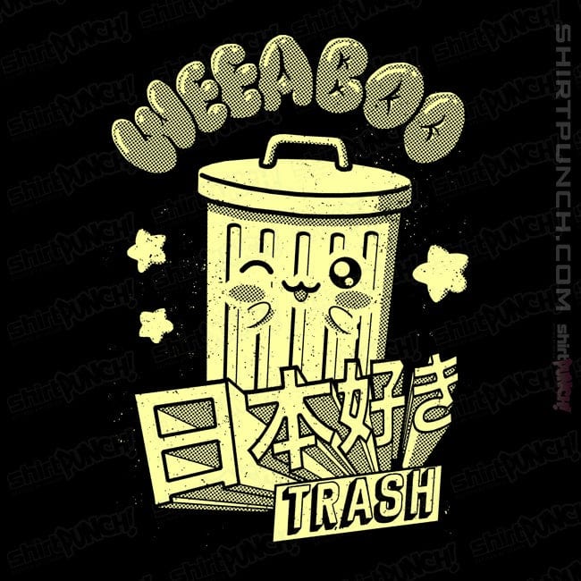Secret_Shirts Magnets / 3"x3" / Black Weaboo Trash