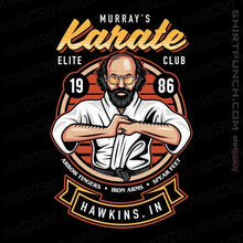 Load image into Gallery viewer, Daily_Deal_Shirts Magnets / 3&quot;x3&quot; / Black Murray&#39;s Karate Club
