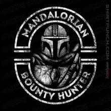 Load image into Gallery viewer, Shirts Magnets / 3&quot;x3&quot; / Black Mandalorian Bounty Hunter
