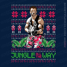Load image into Gallery viewer, Shirts Magnets / 3&quot;x3&quot; / Navy Jingle All The Way Predator
