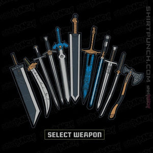 Daily_Deal_Shirts Magnets / 3"x3" / Black Select Weapon