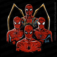 Load image into Gallery viewer, Shirts Magnets / 3&quot;x3&quot; / Black The Four Spidermen
