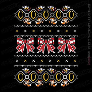 Shirts Magnets / 3"x3" / Black 5 Gold Rings