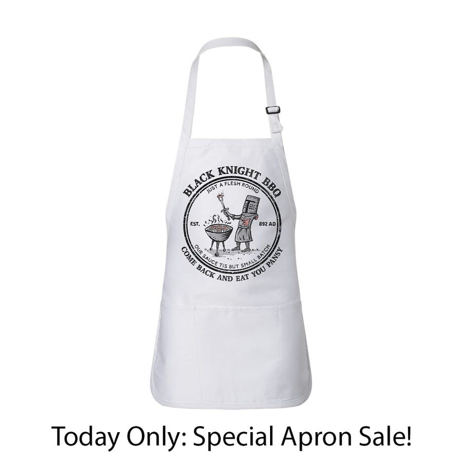 Daily_Deal_Shirts Magnets / 3"x3" / White Black Knight BBQ