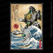 Load image into Gallery viewer, Daily_Deal_Shirts Magnets / 3&quot;x3&quot; / Black Dragonzord In Japan
