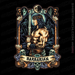 Daily_Deal_Shirts Magnets / 3"x3" / Black The Barbarian