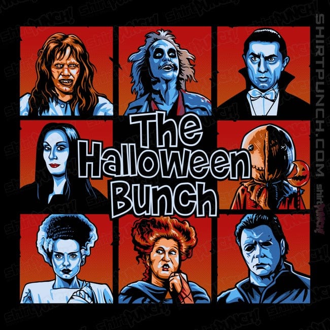 Daily_Deal_Shirts Magnets / 3"x3" / Black Halloween Bunch