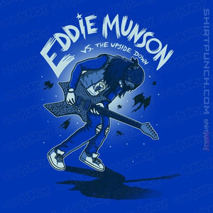 Daily_Deal_Shirts Magnets / 3"x3" / Royal Blue Eddie VS The Upside Down