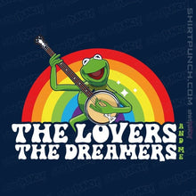 Load image into Gallery viewer, Daily_Deal_Shirts Magnets / 3&quot;x3&quot; / Navy Rainbow Connection
