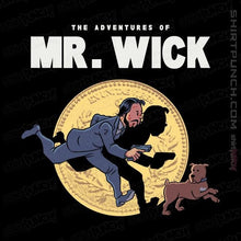 Load image into Gallery viewer, Shirts Magnets / 3&quot;x3&quot; / Black The Adventures Of Mr. Wick
