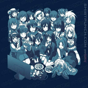 Secret_Shirts Magnets / 3"x3" / Navy Anime Night