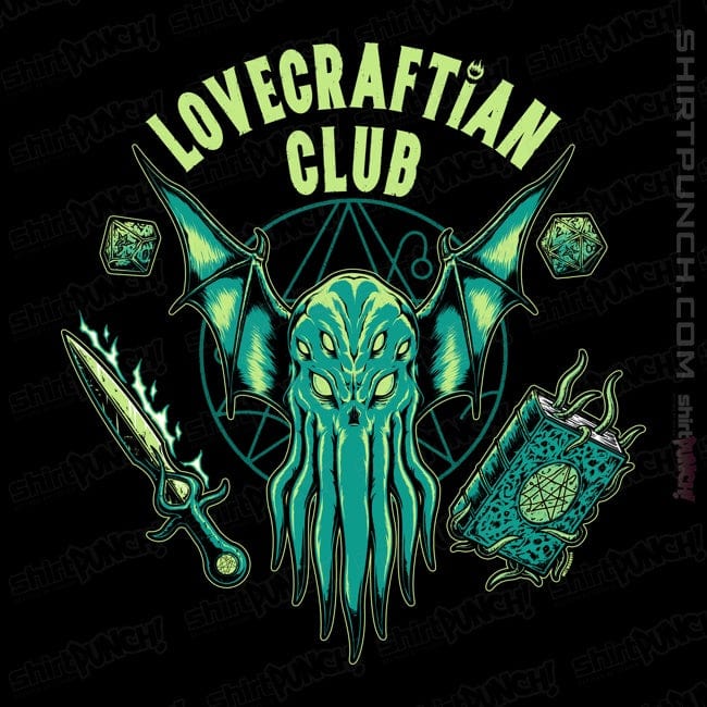 Secret_Shirts Magnets / 3"x3" / Black Lovecraftian Club