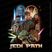 Load image into Gallery viewer, Shirts Magnets / 3&quot;x3&quot; / Black Jedi Path
