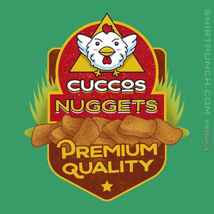 Shirts Magnets / 3"x3" / Irish Green Cuccos Nuggets