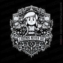 Load image into Gallery viewer, Shirts Magnets / 3&quot;x3&quot; / Black Legends Never Die
