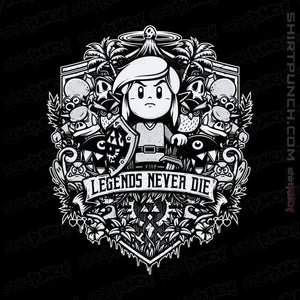 Shirts Magnets / 3"x3" / Black Legends Never Die