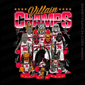 Daily_Deal_Shirts Magnets / 3"x3" / Black Villain Champs