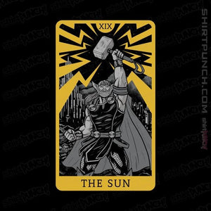 Shirts Magnets / 3"x3" / Black Tarot The Sun
