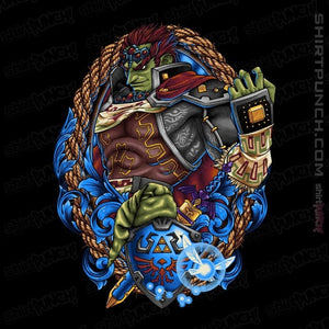 Daily_Deal_Shirts Magnets / 3"x3" / Black Ganondorf Crest