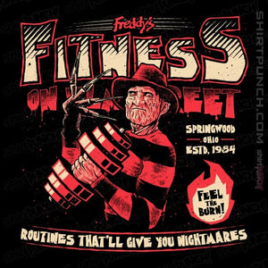 Daily_Deal_Shirts Magnets / 3"x3" / Black Freddy's Fitness