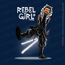Load image into Gallery viewer, Secret_Shirts Magnets / 3&quot;x3&quot; / Navy Rebel Girl
