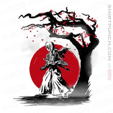 Load image into Gallery viewer, Shirts Magnets / 3&quot;x3&quot; / White Wandering Samurai
