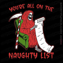 Load image into Gallery viewer, Secret_Shirts Magnets / 3&quot;x3&quot; / Black Naughty List
