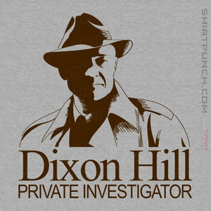 Daily_Deal_Shirts Magnets / 3"x3" / Sports Grey Dixon Hill Private Investigator