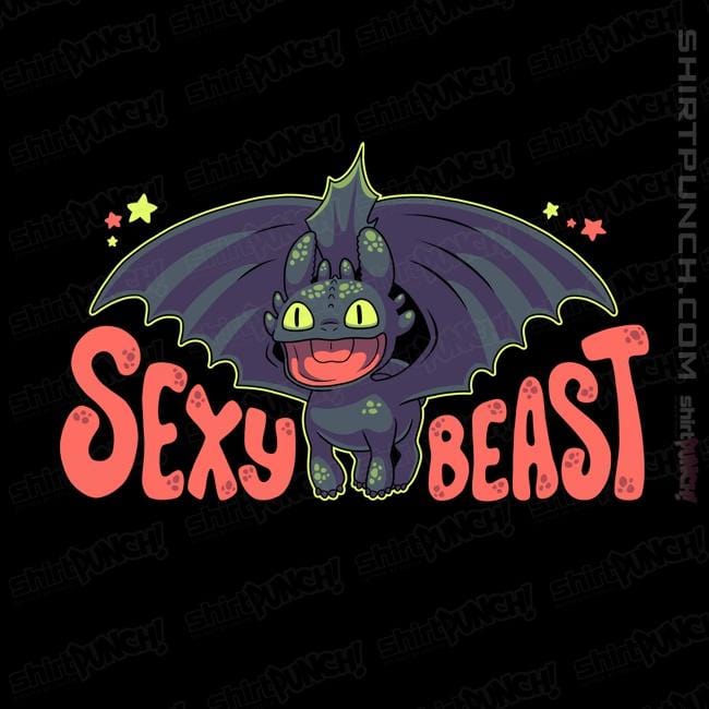Secret_Shirts Magnets / 3"x3" / Black Sexy Beast Secret Sale