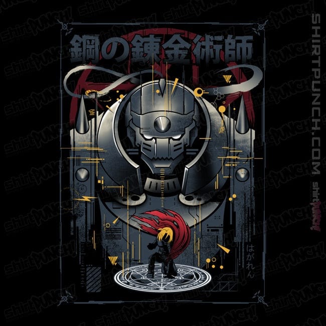 Secret_Shirts Magnets / 3"x3" / Black The Armored Alchemist