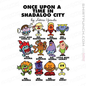 Daily_Deal_Shirts Magnets / 3"x3" / White Once Upon A Time In Shadaloo