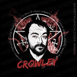 Shirts Magnets / 3"x3" / Black Supernatural Crowley