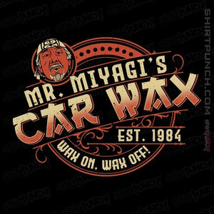 Daily_Deal_Shirts Magnets / 3"x3" / Black Miyagi Wax
