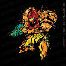 Load image into Gallery viewer, Shirts Magnets / 3&quot;x3&quot; / Black Metroid - Galactic Bounty Hunter
