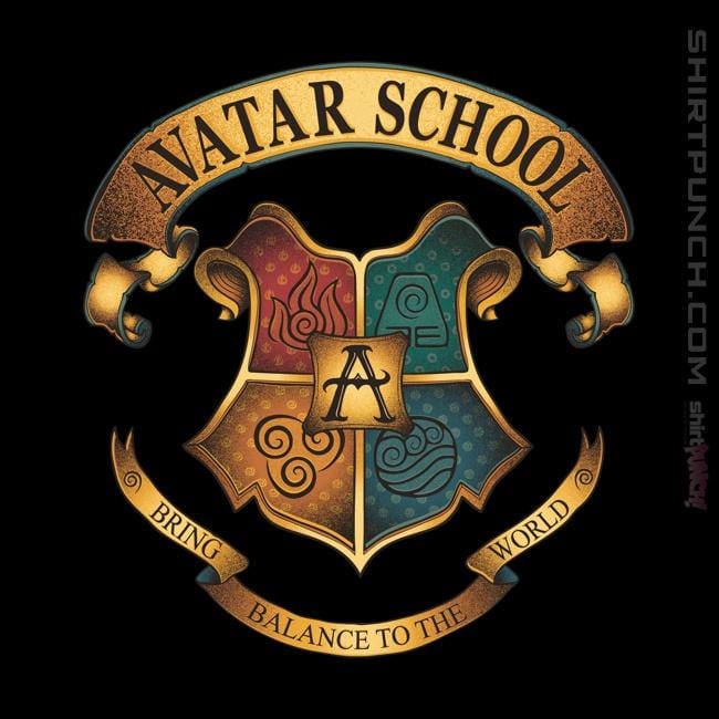 Shirts Magnets / 3"x3" / Black Avatar School