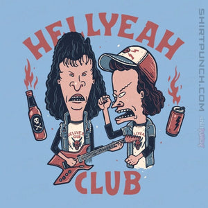 Daily_Deal_Shirts Magnets / 3"x3" / Powder Blue Hellyeah Club