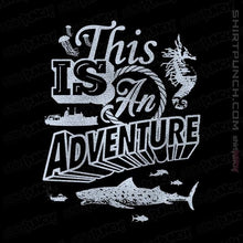 Load image into Gallery viewer, Shirts Magnets / 3&quot;x3&quot; / Black This is an Adventure
