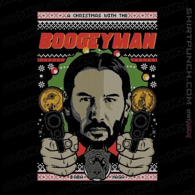 Shirts Magnets / 3"x3" / Black Boogeyman Xmas
