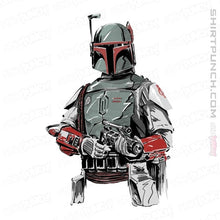 Load image into Gallery viewer, Shirts Magnets / 3&quot;x3&quot; / White Mandalorian Bounterhunter
