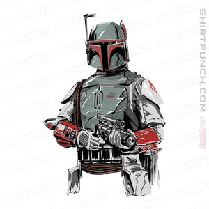 Shirts Magnets / 3"x3" / White Mandalorian Bounterhunter