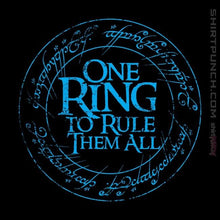 Load image into Gallery viewer, Shirts Magnets / 3&quot;x3&quot; / Black The One Ring
