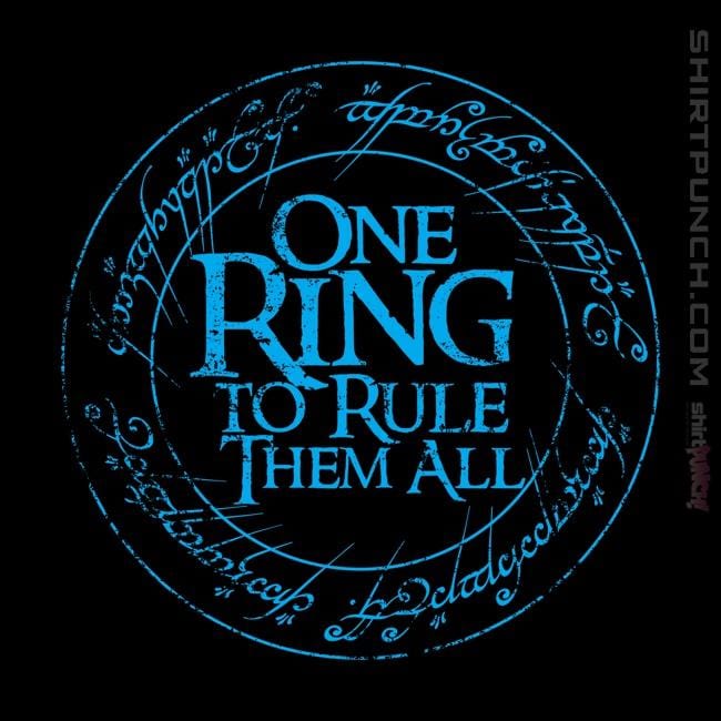 Shirts Magnets / 3"x3" / Black The One Ring