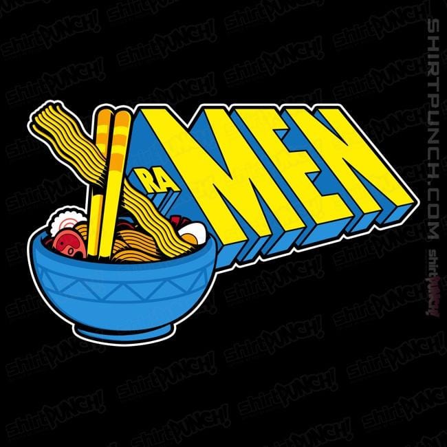 Daily_Deal_Shirts Magnets / 3"x3" / Black X Ra-Men