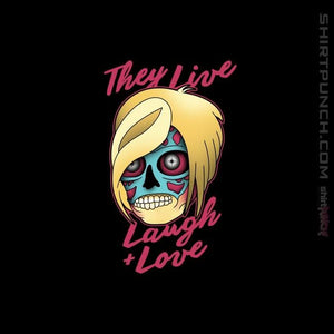 Shirts Magnets / 3"x3" / Black They Live Laugh And Love