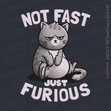 Load image into Gallery viewer, Shirts Magnets / 3&quot;x3&quot; / Dark Heather Not Fast Just Furious
