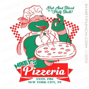 Secret_Shirts Magnets / 3"x3" / White Mikey's Pizzeria