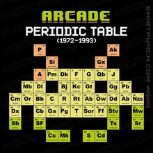 Load image into Gallery viewer, Daily_Deal_Shirts Magnets / 3&quot;x3&quot; / Black Arcade Periodic Table
