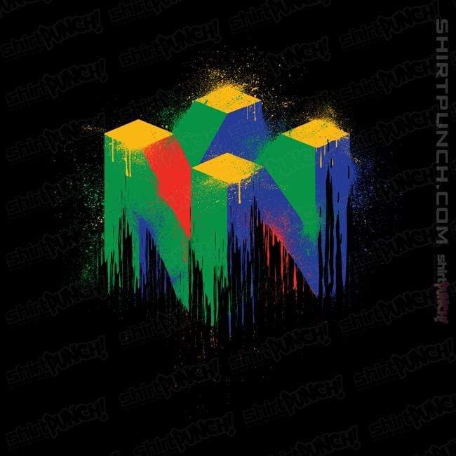 Secret_Shirts Magnets / 3"x3" / Black N64 Splashes